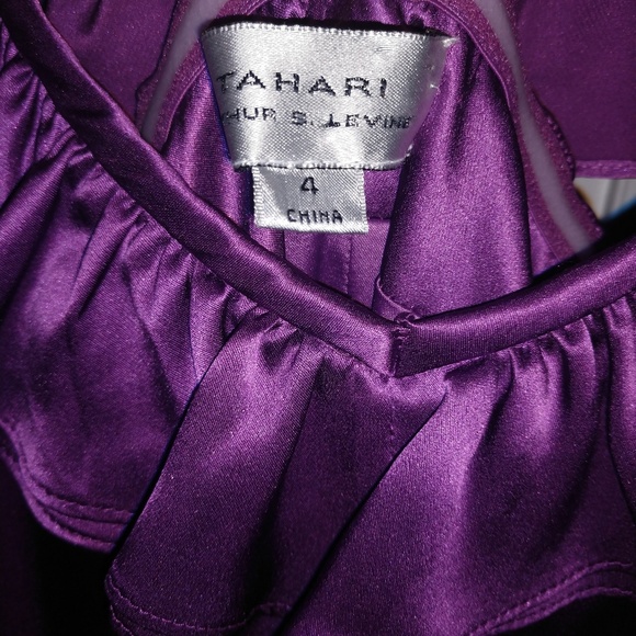 Purple silk dress 💜 - Picture 2 of 3